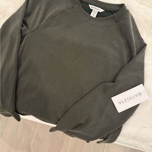 Athleta Men's Olive Crewneck Sweater